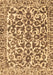 Abstract Brown Modern Rug, abs1773brn