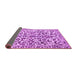 Sideview of Abstract Purple Modern Rug, abs1773pur