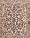 Machine Washable Abstract Chestnut Brown Rug, wshabs1773