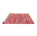 Modern Red Washable Rugs