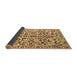 Sideview of Abstract Brown Modern Rug, abs1773brn