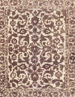 Abstract Chestnut Brown Modern Rug, abs1773