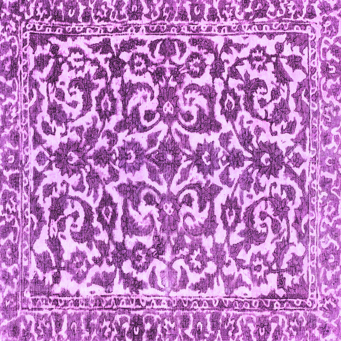 Square Abstract Purple Modern Rug, abs1773pur