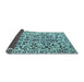 Sideview of Abstract Light Blue Modern Rug, abs1773lblu