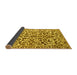 Sideview of Abstract Yellow Modern Rug, abs1773yw