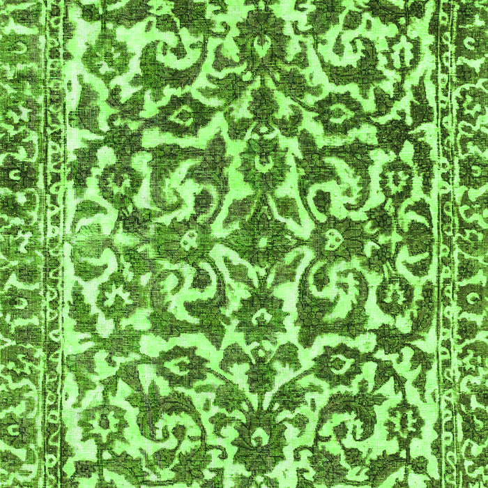 Abstract Green Modern Rug, abs1773grn