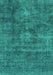 Abstract Turquoise Modern Rug, abs1774turq