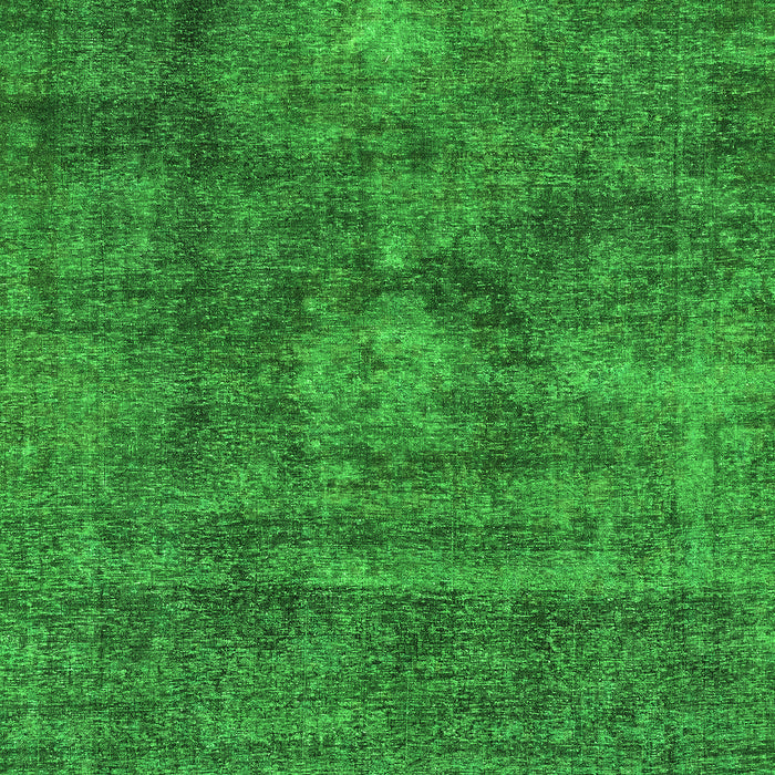 Machine Washable Abstract Green Modern Area Rugs, wshabs1774grn