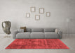 Modern Red Washable Rugs