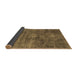 Sideview of Abstract Brown Modern Rug, abs1774brn