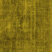 Square Machine Washable Abstract Yellow Modern Rug, wshabs1774yw