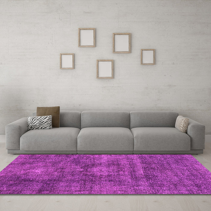 Machine Washable Abstract Pink Modern Rug in a Living Room, wshabs1774pnk