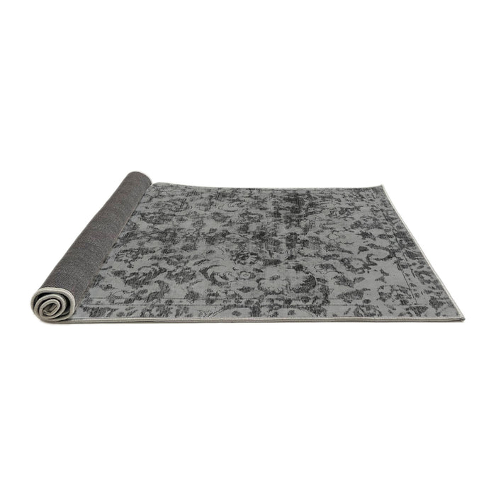 Sideview of Abstract Gray Modern Rug, abs1775gry