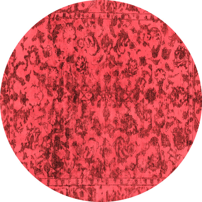 Machine Washable Abstract Red Modern Rug, wshabs1775red