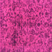 Square Machine Washable Abstract Pink Modern Rug, wshabs1775pnk