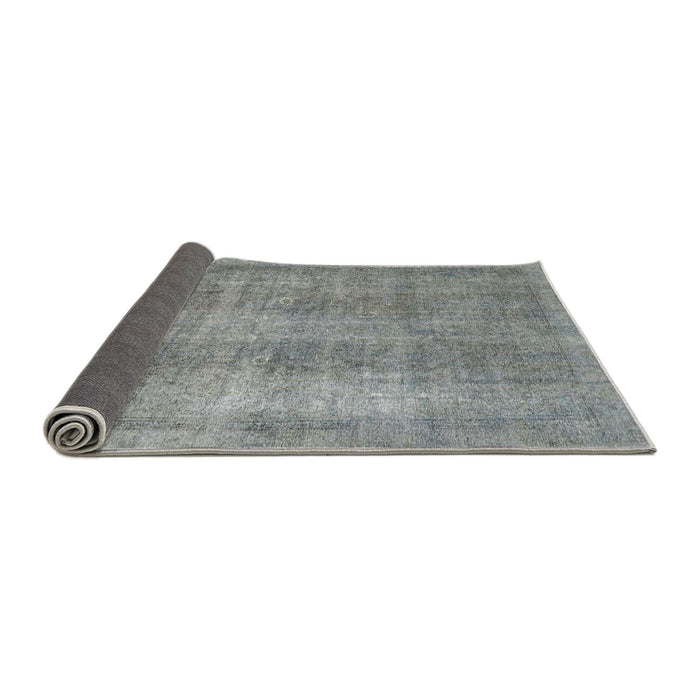 Sideview of Abstract Dark Gray Modern Rug, abs1776