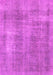 Machine Washable Abstract Pink Modern Rug, wshabs1776pnk