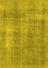 Abstract Yellow Modern Rug, abs1776yw