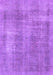 Machine Washable Abstract Purple Modern Area Rugs, wshabs1776pur