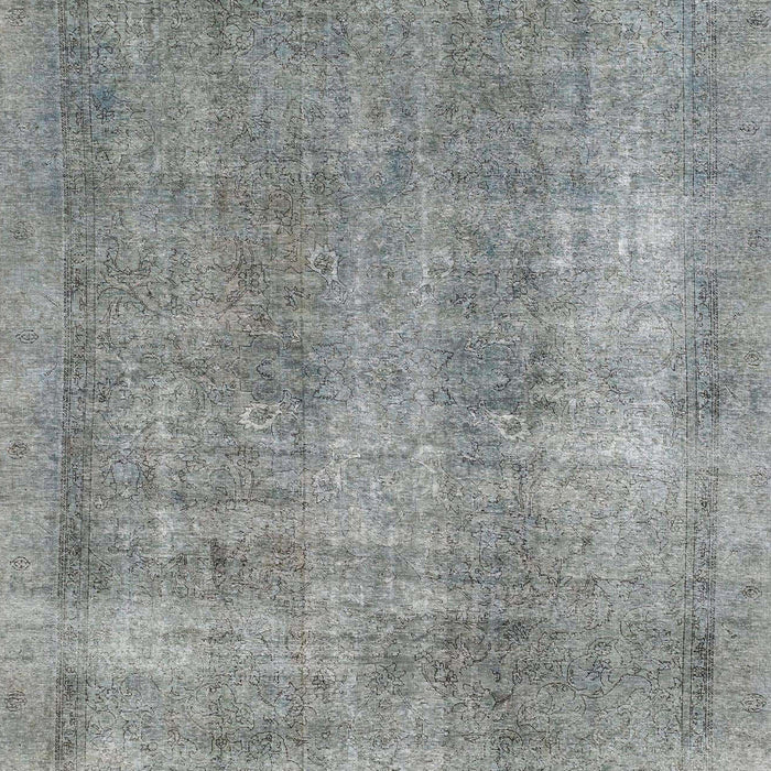 Machine Washable Abstract Dark Gray Rug, wshabs1776