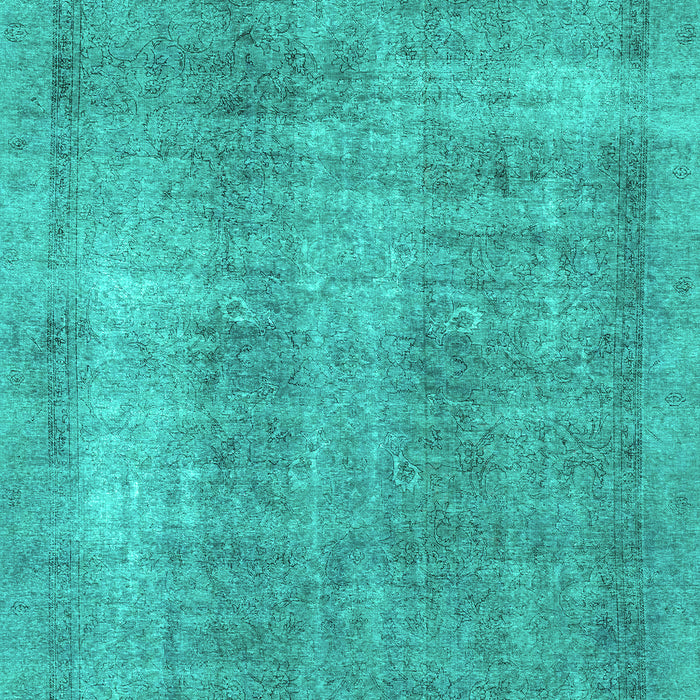 Machine Washable Abstract Turquoise Modern Area Rugs, wshabs1776turq