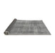 Sideview of Abstract Gray Modern Rug, abs1776gry