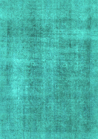 Abstract Turquoise Modern Rug, abs1776turq