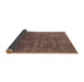 Sideview of Abstract Brown Modern Rug, abs1777brn