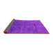 Sideview of Abstract Pink Modern Rug, abs1777pnk