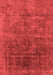 Abstract Red Modern Area Rugs