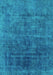 Abstract Turquoise Modern Rug, abs1777turq