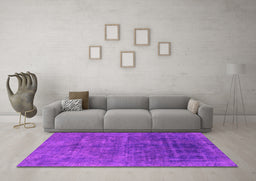Machine Washable Abstract Pink Modern Rug in a Living Room, wshabs1777pnk