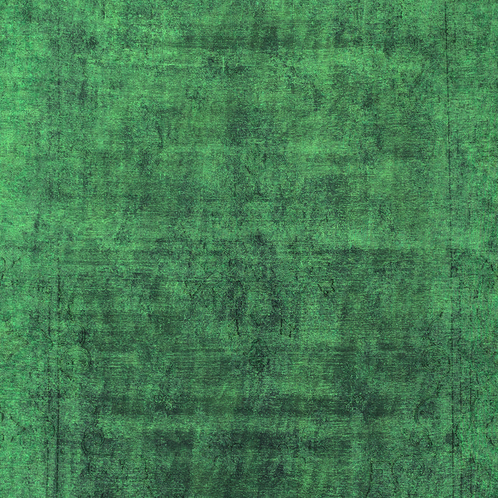 Machine Washable Abstract Green Modern Area Rugs, wshabs1777grn
