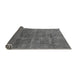 Sideview of Abstract Gray Modern Rug, abs1777gry