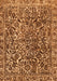 Machine Washable Abstract Orange Modern Area Rugs, wshabs1778org