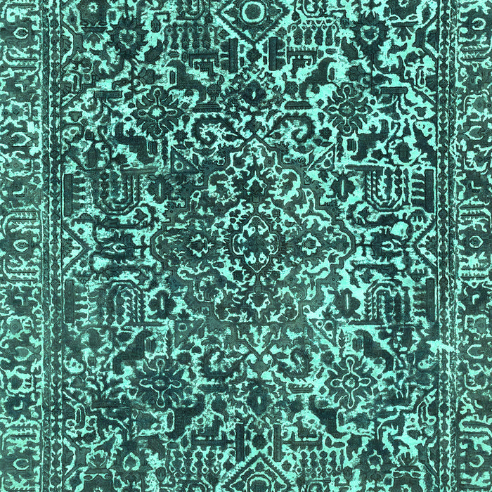 Abstract Turquoise Modern Rug, abs1778turq