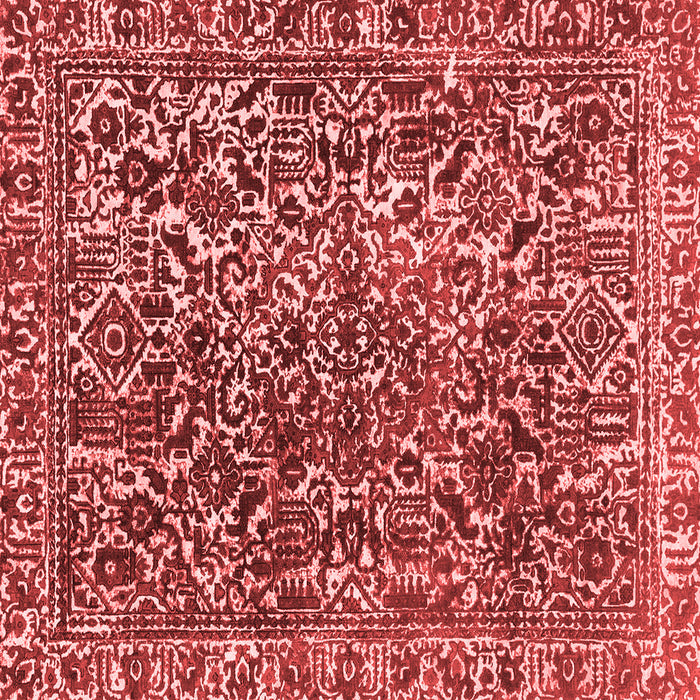 Abstract Red Modern Rug, abs1778red