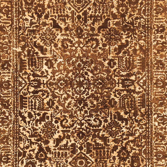 Abstract Orange Modern Rug, abs1778org