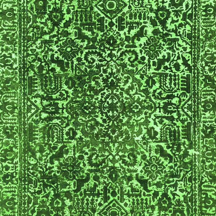Machine Washable Abstract Green Modern Area Rugs, wshabs1778grn