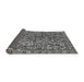 Sideview of Abstract Gray Modern Rug, abs1778gry