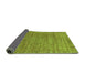 Sideview of Abstract Green Modern Rug, abs1779grn