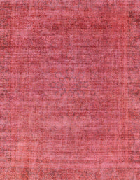 Machine Washable Abstract Red Rug, wshabs1779