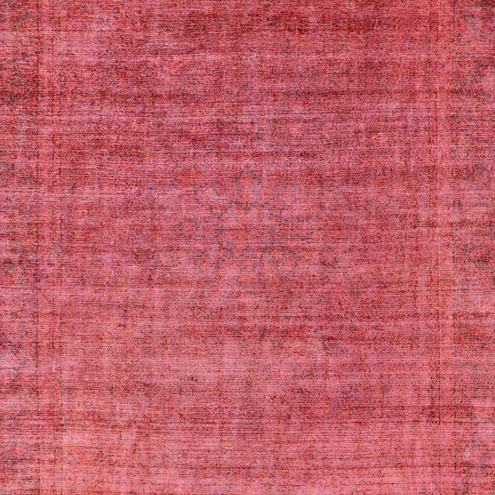 Machine Washable Abstract Red Rug, wshabs1779