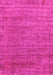 Machine Washable Abstract Pink Modern Rug, wshabs1779pnk