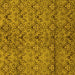 Square Abstract Yellow Modern Rug, abs177yw