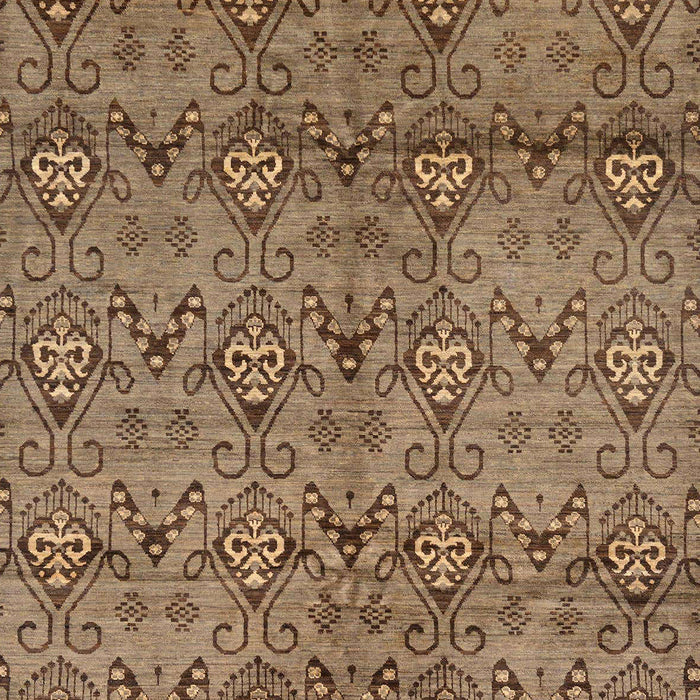 Abstract Saddle Brown Modern Rug, abs177