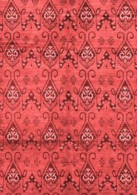 Abstract Red Modern Rug, abs177red