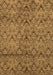 Abstract Brown Modern Rug, abs177brn