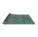 Sideview of Abstract Light Blue Modern Rug, abs177lblu