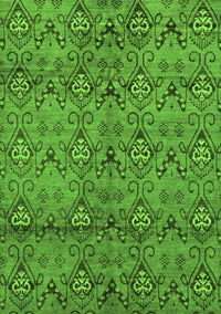 Abstract Green Modern Rug, abs177grn